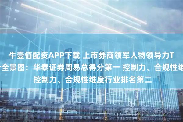 牛壹佰配资APP下载 上市券商领军人物领导力TOP榜丨同业评价全景图：华泰证券周易总得分第一 控制力、合规性维度行业排名第二