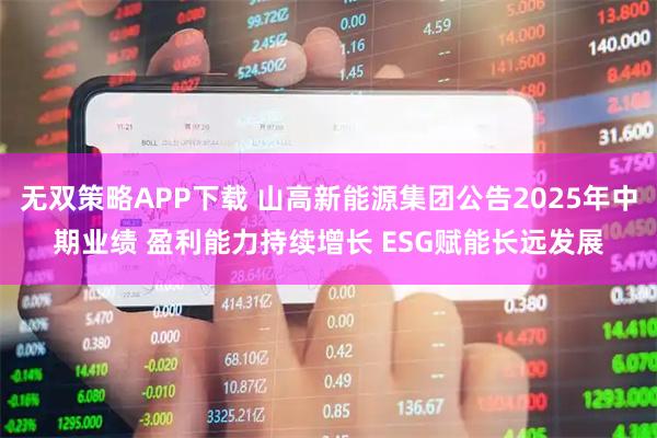 无双策略APP下载 山高新能源集团公告2025年中期业绩 盈利能力持续增长 ESG赋能长远发展